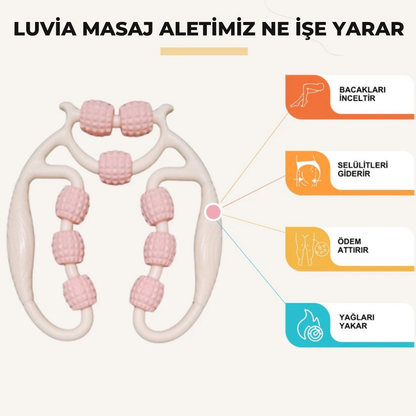 Bacak İnceltme Selülit Giderme, Ödem Atma, Sıkılaştırma Masaj Seti